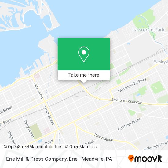 Mapa de Erie Mill & Press Company