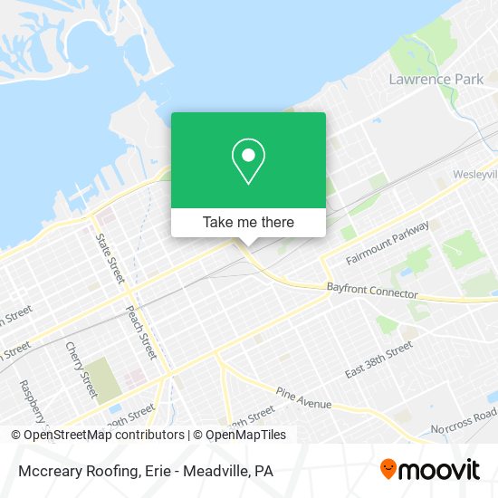 Mapa de Mccreary Roofing