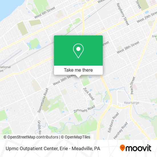 Mapa de Upmc Outpatient Center