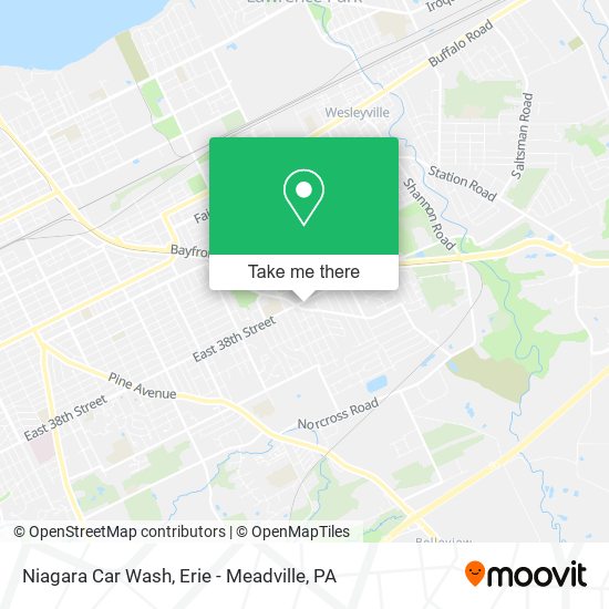 Niagara Car Wash map