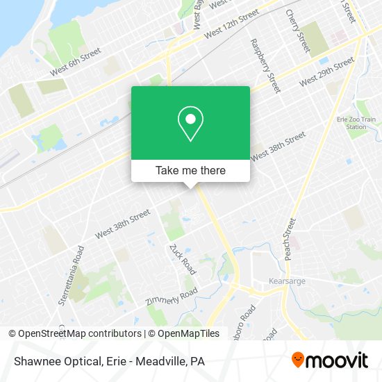 Mapa de Shawnee Optical