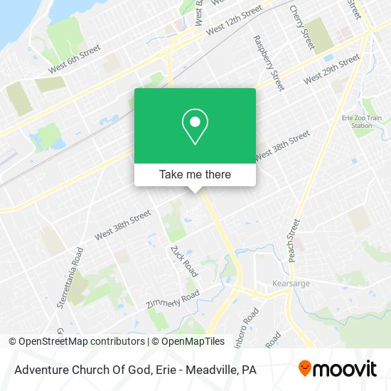 Adventure Church Of God map