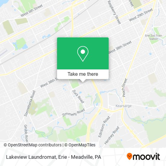 Lakeview Laundromat map