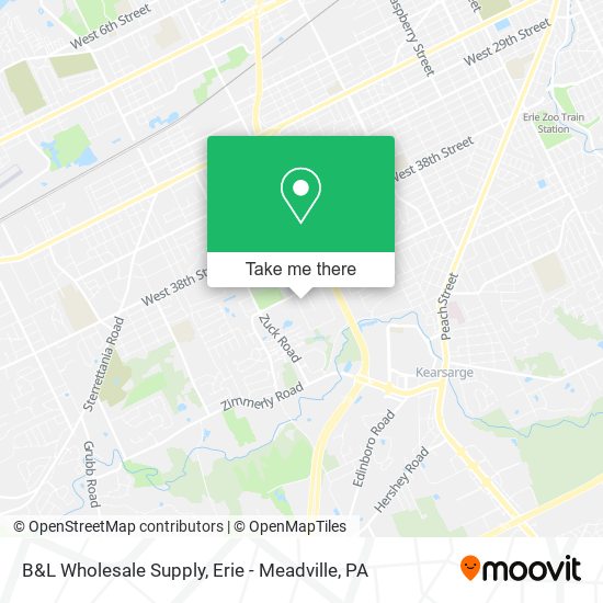 B&L Wholesale Supply map