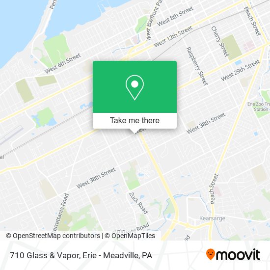 Mapa de 710 Glass & Vapor