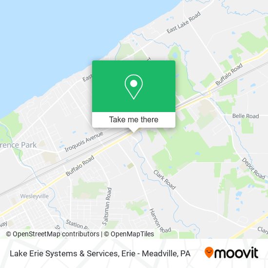 Lake Erie Systems & Services map