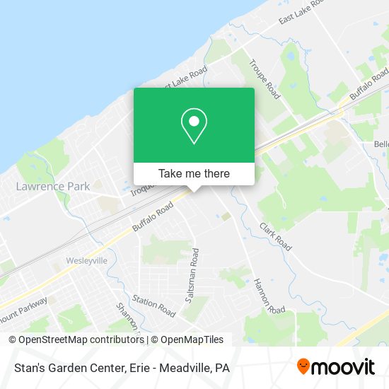 Stan's Garden Center map