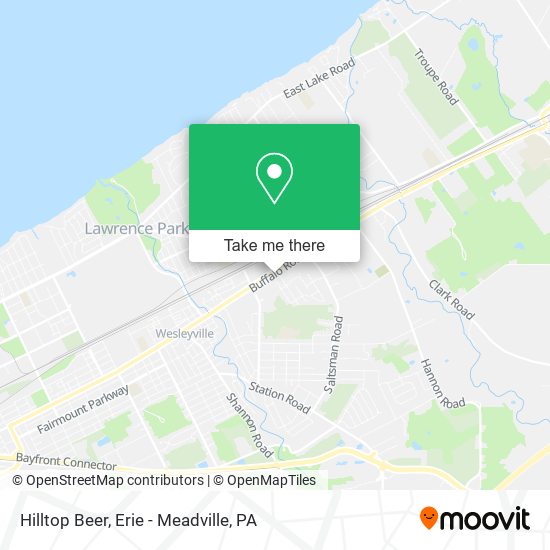 Hilltop Beer map