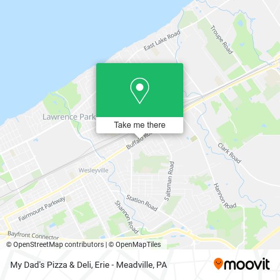 My Dad's Pizza & Deli map