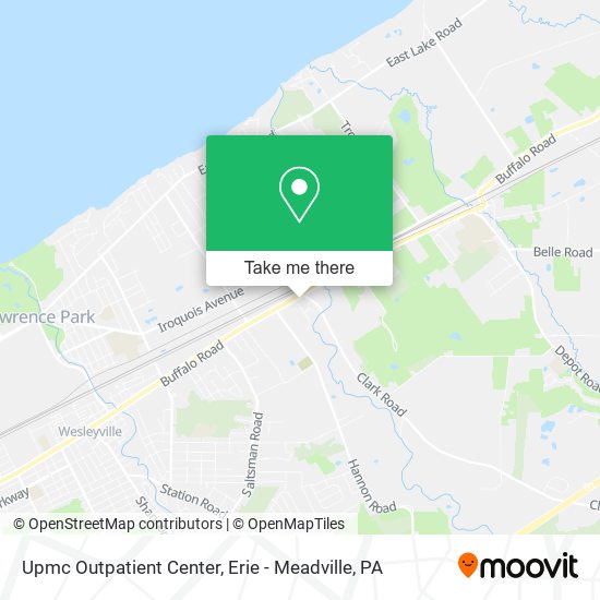 Upmc Outpatient Center map