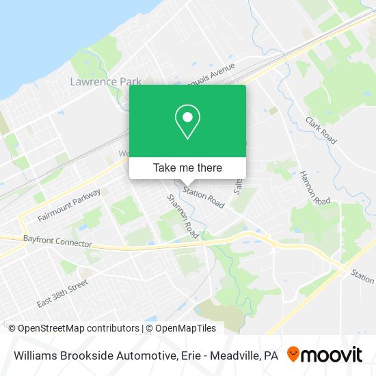 Mapa de Williams Brookside Automotive