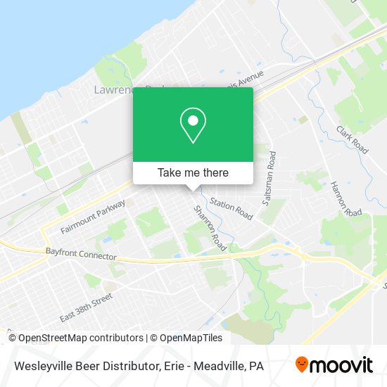 Mapa de Wesleyville Beer Distributor