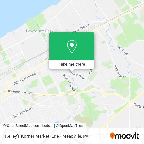 Mapa de Kelley's Korner Market