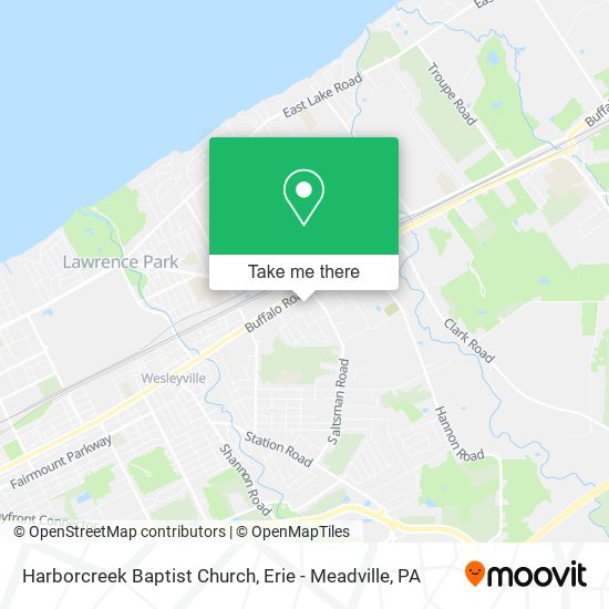 Mapa de Harborcreek Baptist Church