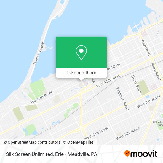 Silk Screen Unlimited map