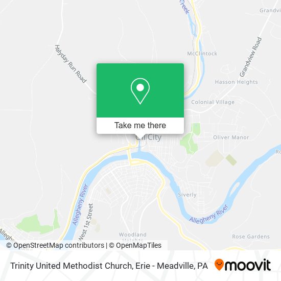 Trinity United Methodist Church map