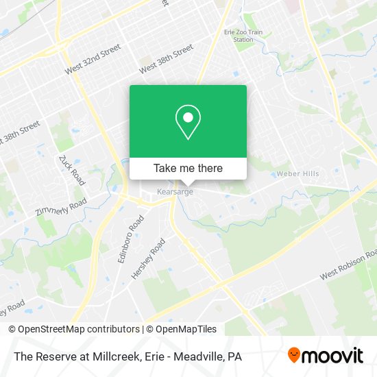 The Reserve at Millcreek map