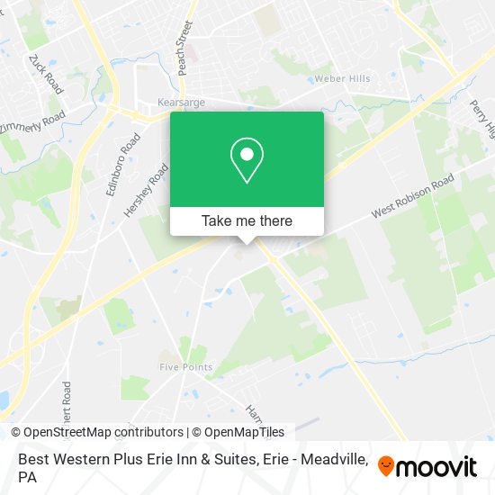 Mapa de Best Western Plus Erie Inn & Suites
