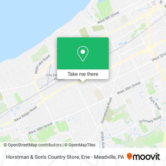 Horstman & Son's Country Store map