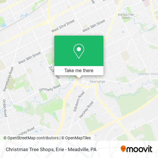 Christmas Tree Shops map