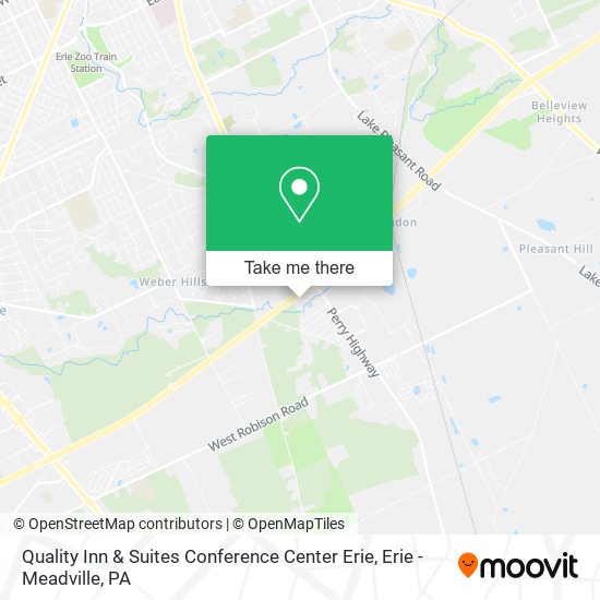 Quality Inn & Suites Conference Center Erie map