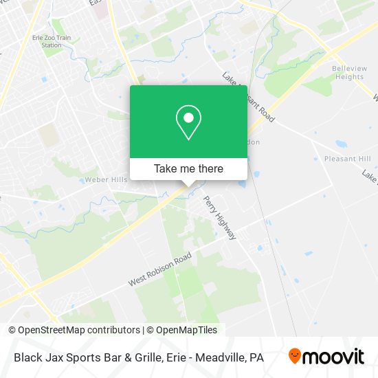 Black Jax Sports Bar & Grille map
