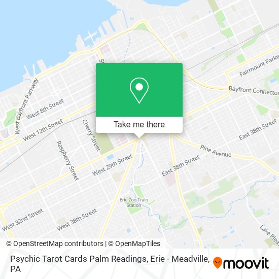 Psychic Tarot Cards Palm Readings map