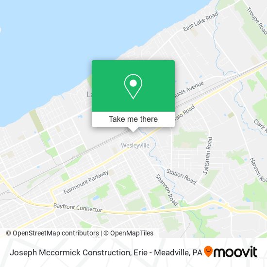 Mapa de Joseph Mccormick Construction