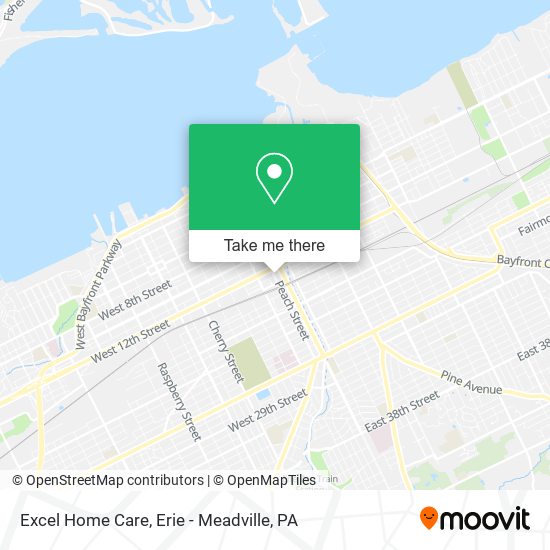 Excel Home Care map
