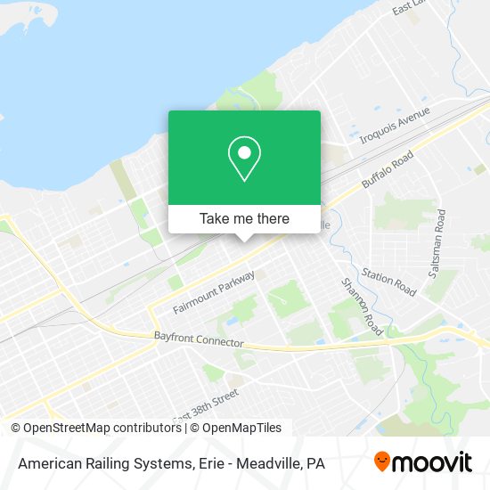 American Railing Systems map