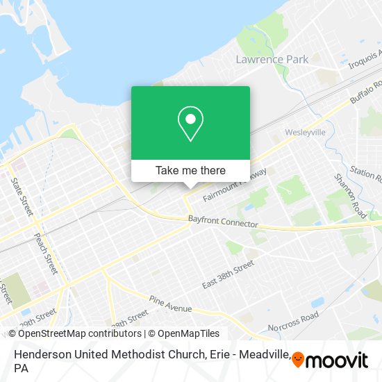 Henderson United Methodist Church map
