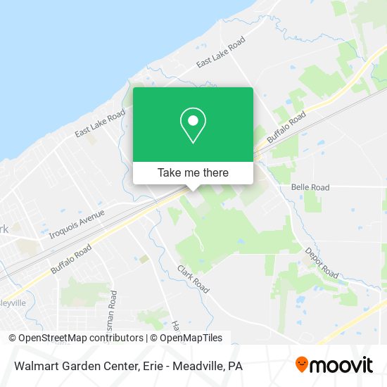 Walmart Garden Center map