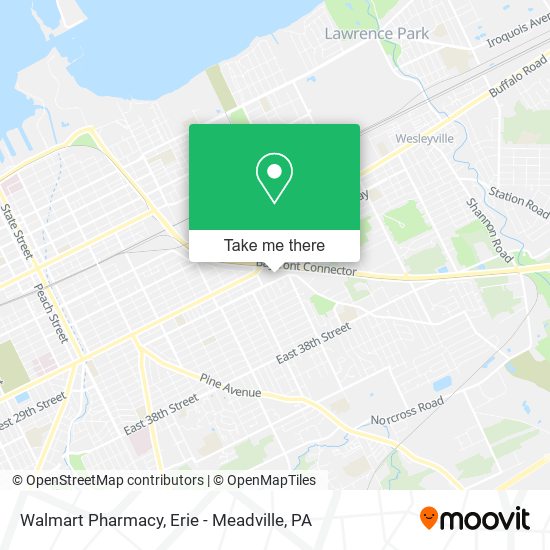 Mapa de Walmart Pharmacy