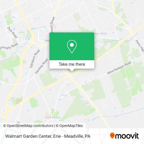 Walmart Garden Center map