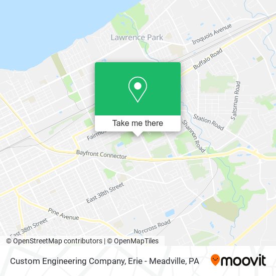 Mapa de Custom Engineering Company