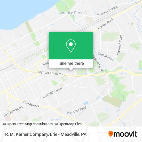 Mapa de R. M. Kerner Company