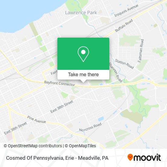 Cosmed Of Pennsylvania map