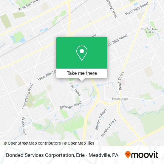Bonded Services Corportation map