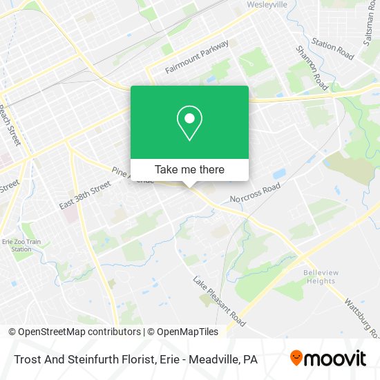 Trost And Steinfurth Florist map