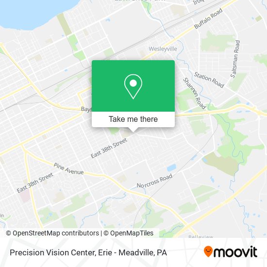 Mapa de Precision Vision Center