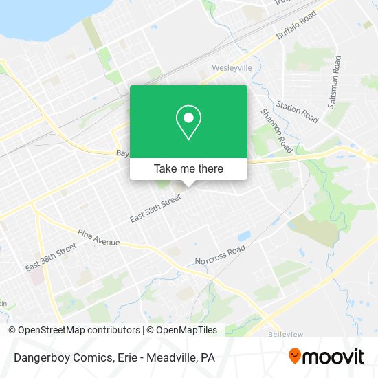 Dangerboy Comics map