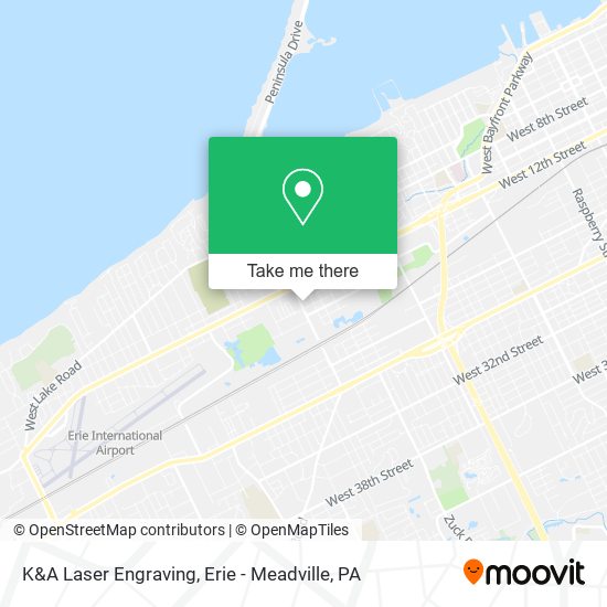 K&A Laser Engraving map