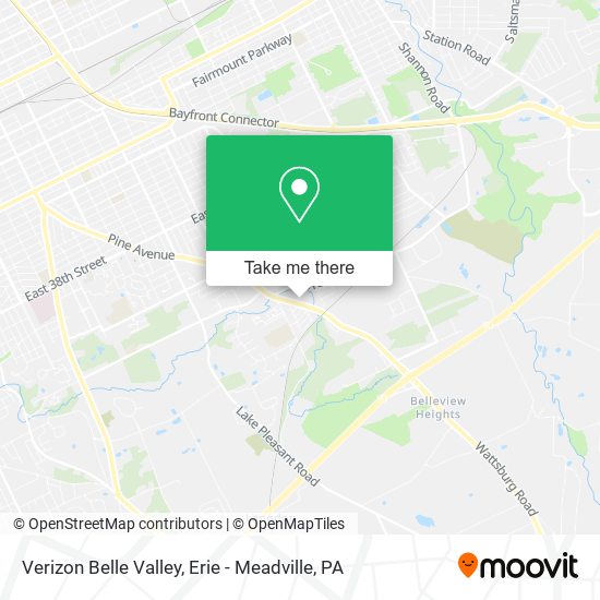 Verizon Belle Valley map