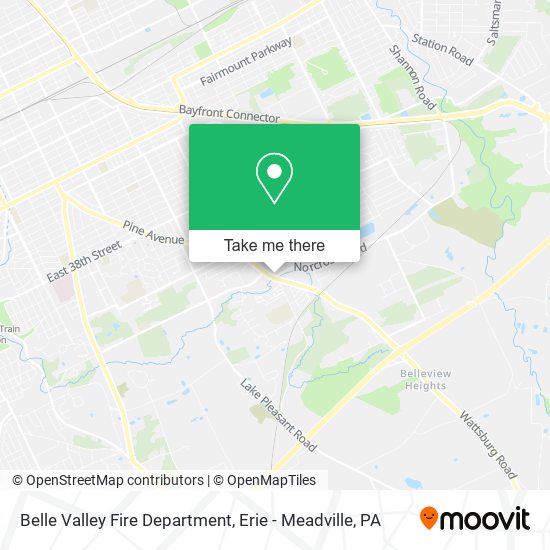 Belle Valley Fire Department map