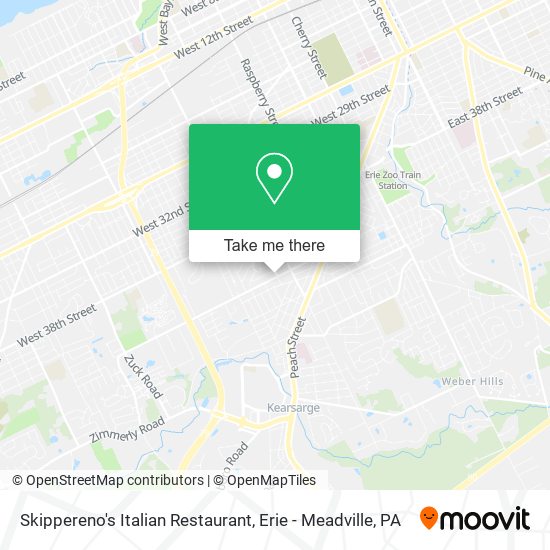 Mapa de Skippereno's Italian Restaurant