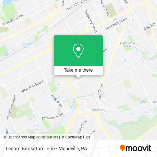 Mapa de Lecom Bookstore