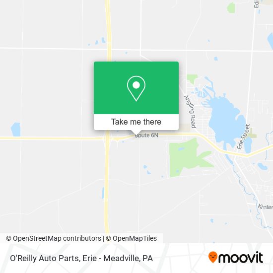 Mapa de O'Reilly Auto Parts