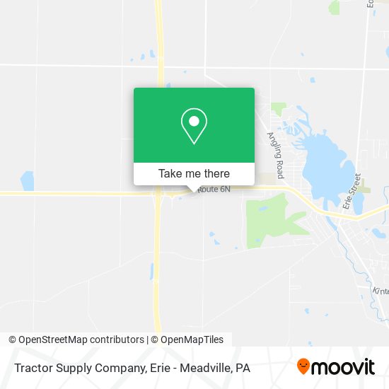 Mapa de Tractor Supply Company