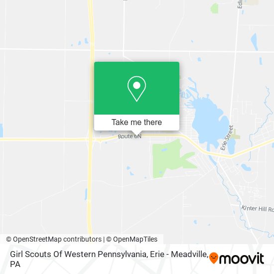 Girl Scouts Of Western Pennsylvania map