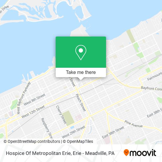 Hospice Of Metropolitan Erie map